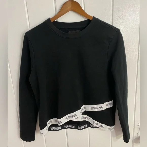Victoria's Secret Tops Victorias Secret Sweatshirt Sport Black